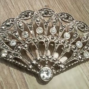 Vintage Fan Brooch/Pin